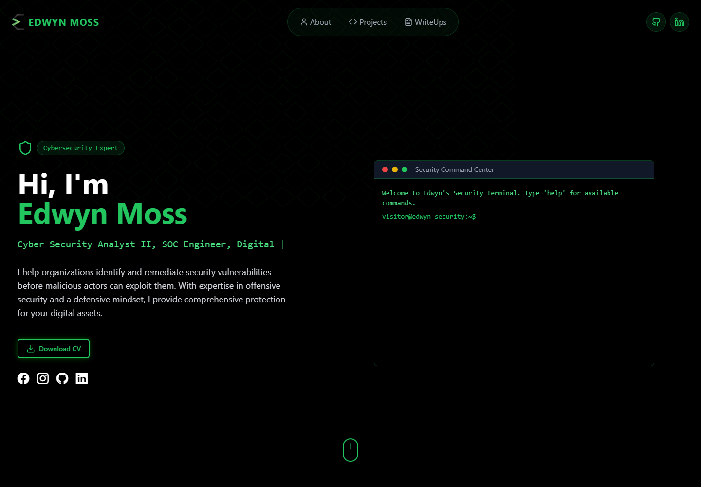 Edwyn Moss hero screenshot